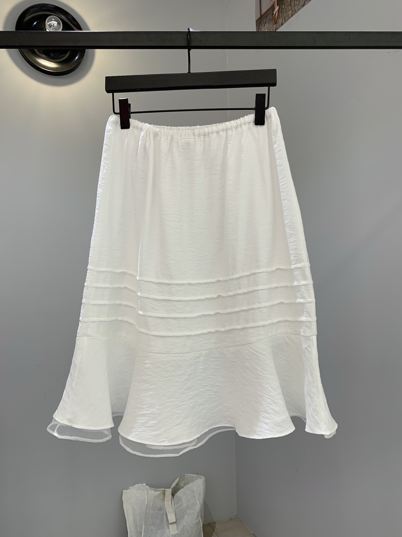 SOFTNESS韓國東大門代購女士新品人氣推薦26春夏長裙褶裥Softness/Cosmic長裙