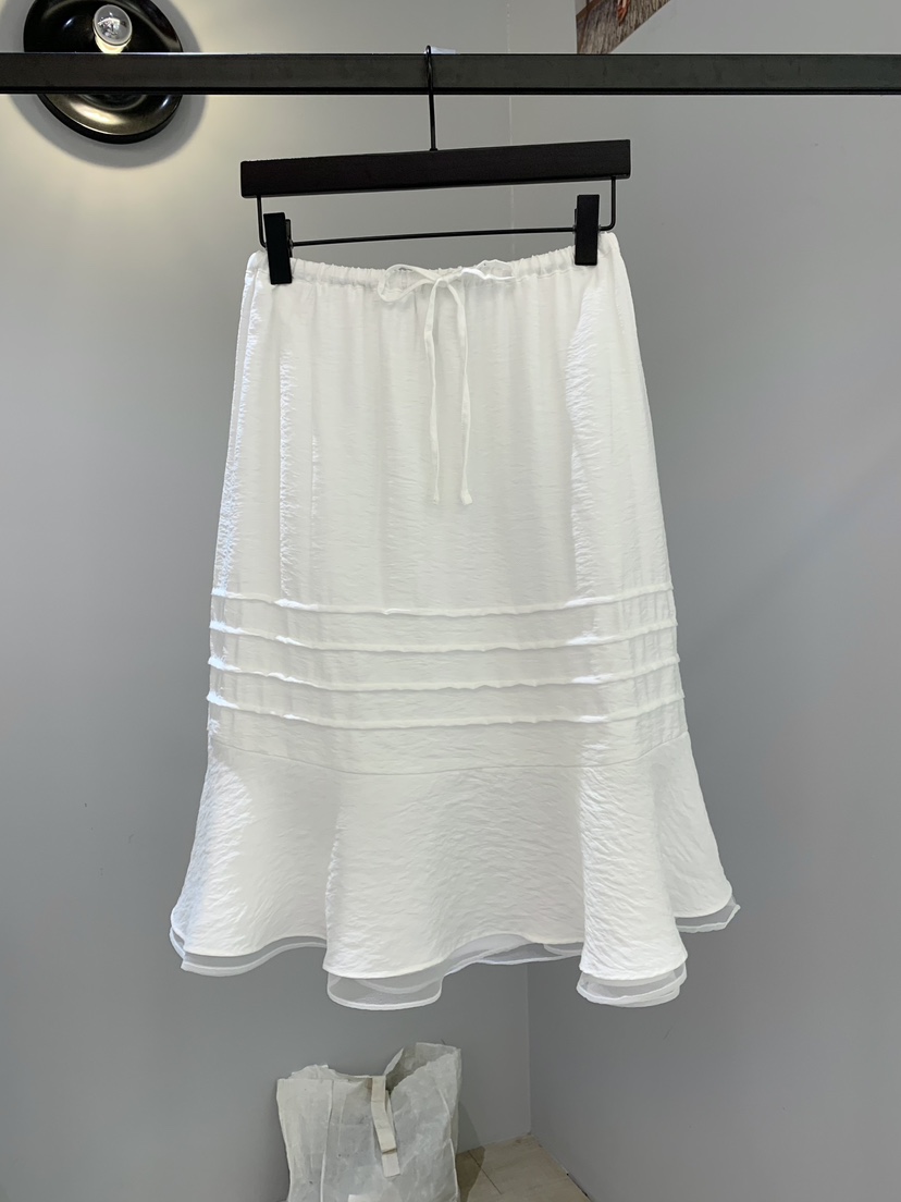 SOFTNESS韓國東大門代購女士新品人氣推薦26春夏長裙褶裥Softness/Cosmic長裙圖色1