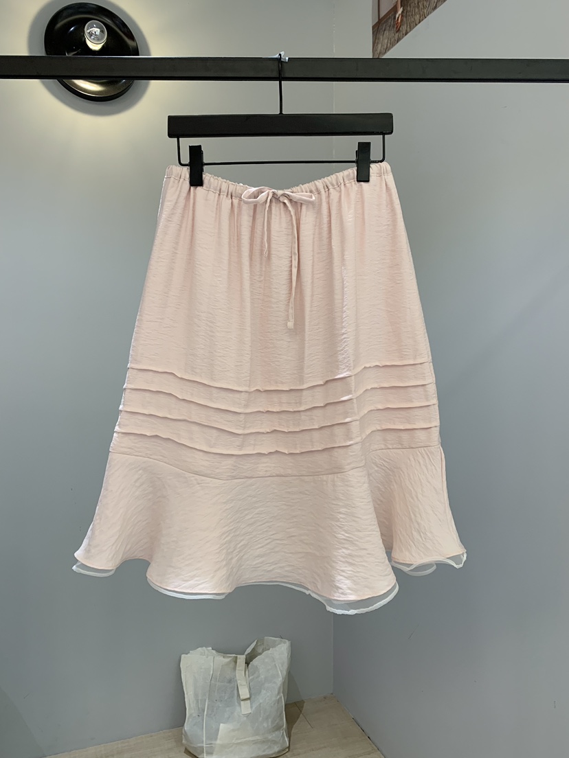 SOFTNESS韓國東大門代購女士新品人氣推薦26春夏長裙褶裥Softness/Cosmic長裙圖色2