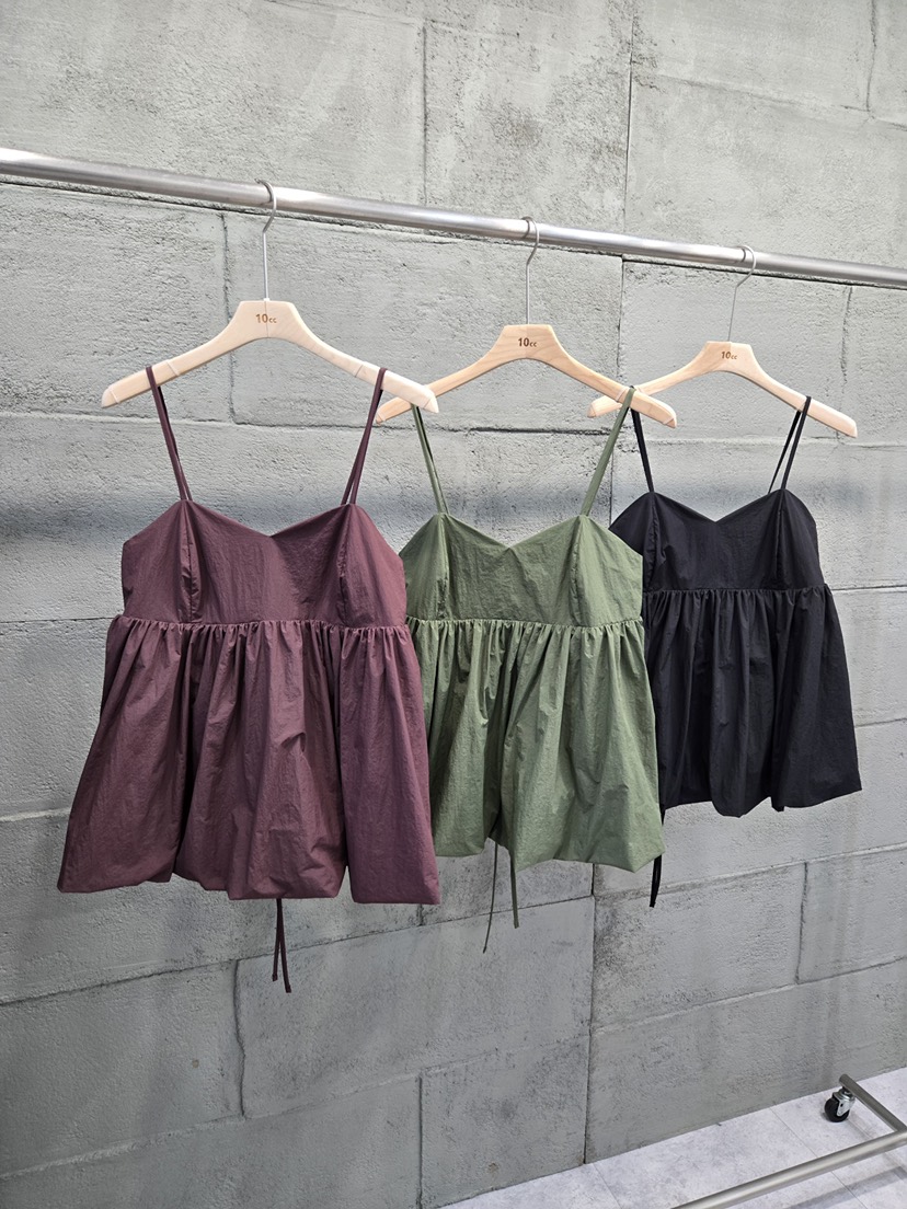 10CC韓國東大門代購女士新款26春夏職業休閑推薦吊帶背心10CC吊帶/背心