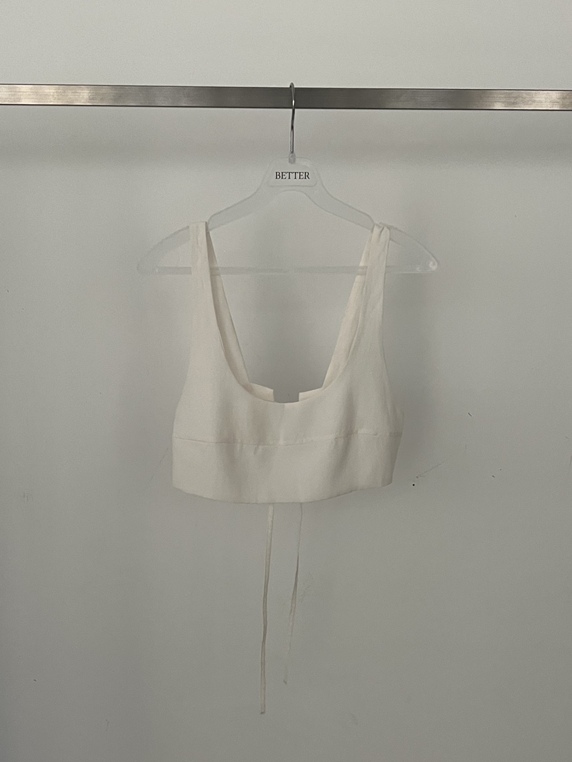 BETTER韓國東大門直郵女士新款時尚人氣26春夏吊帶背心亞麻BETTER吊帶/背心圖色1