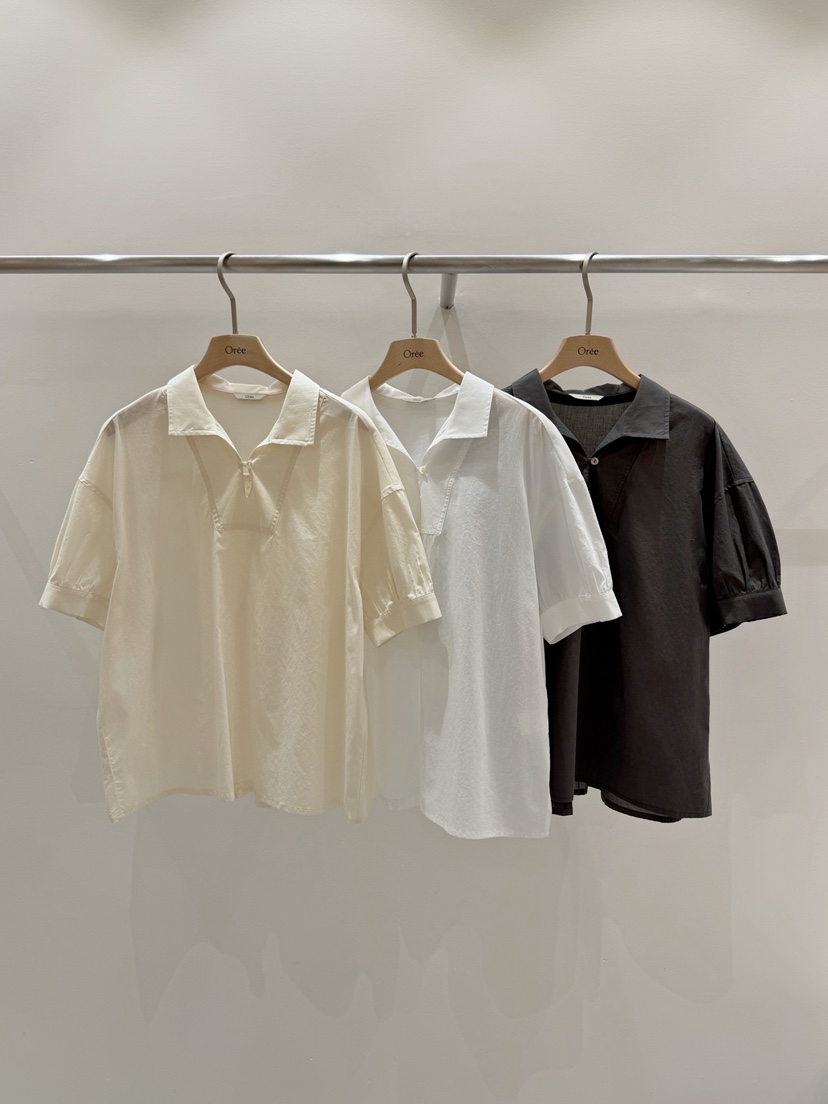 OREE韓國東大門代購女士新款職業26春夏人氣休閑襯衫蕾絲衫OREE襯衫/蕾絲衫