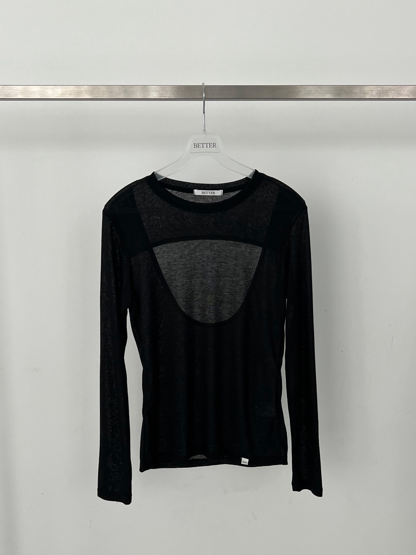 BETTER韓國直郵實拍女裝新款熱賣人氣休閑職業時尚長袖T恤BETTER長袖T恤圖色4