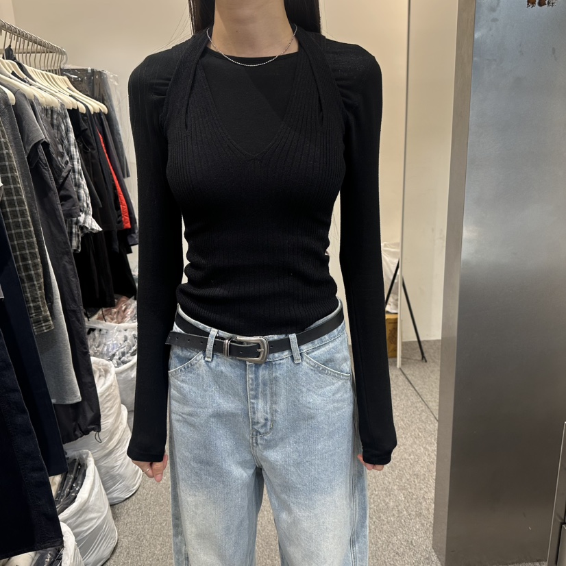 ALTER韓國東大門代購女士新款熱賣休閑26春夏吊帶背心不含內搭Alter吊帶/背心圖色3