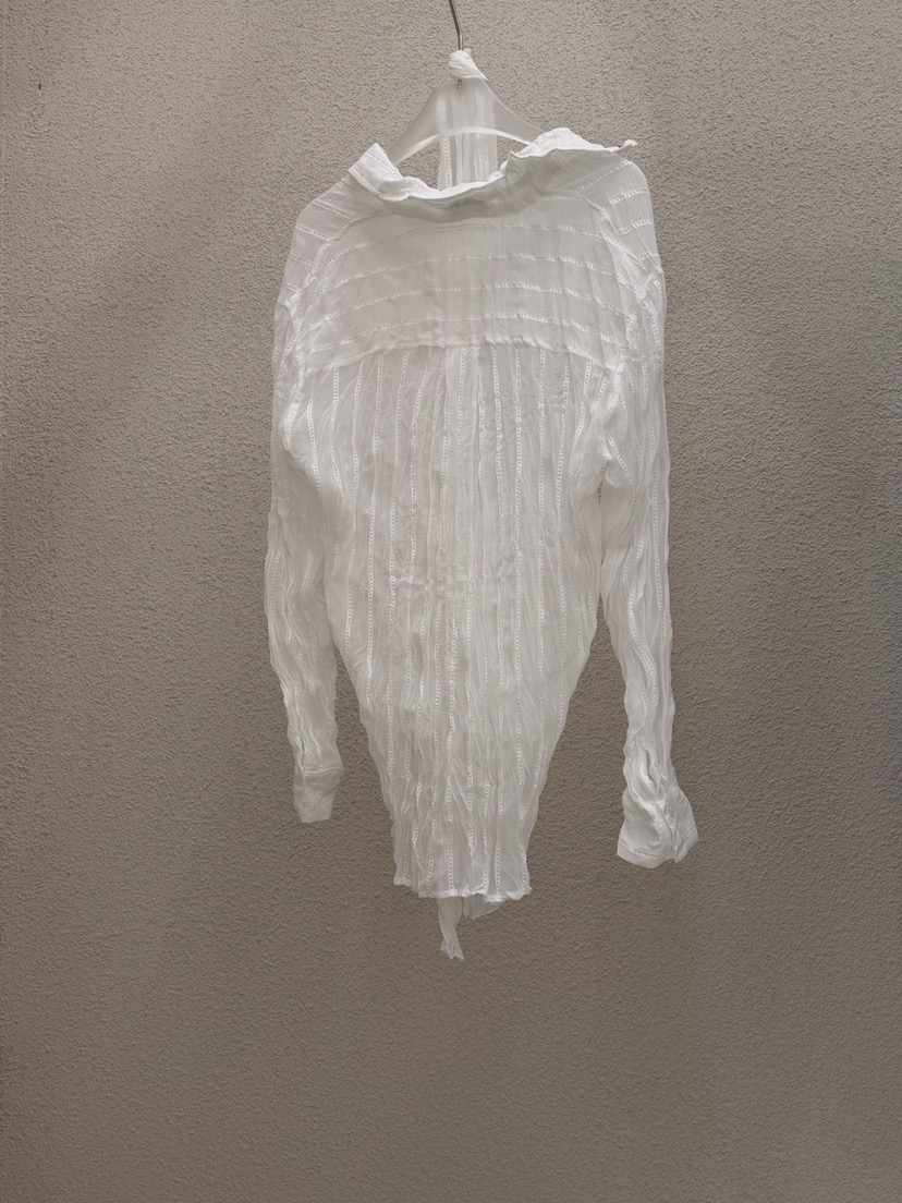 MWE韓國東大門直郵女士新款26春夏熱賣人氣襯衫蕾絲衫含圍巾MWE襯衫/蕾絲衫