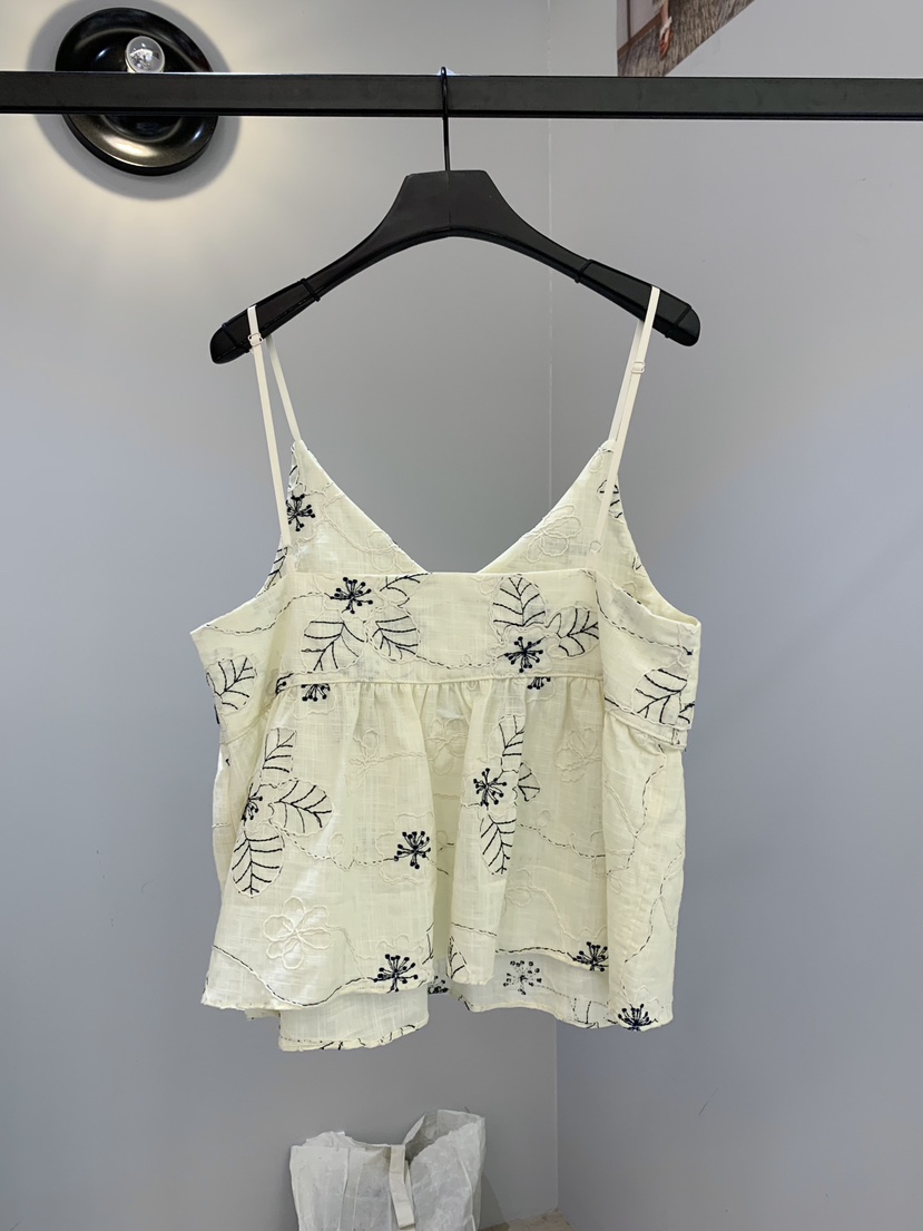 SOFTNESS韓國代購女裝新品時尚人氣26春夏熱賣吊帶背心刺繡Softness/Cosmic吊帶/背心