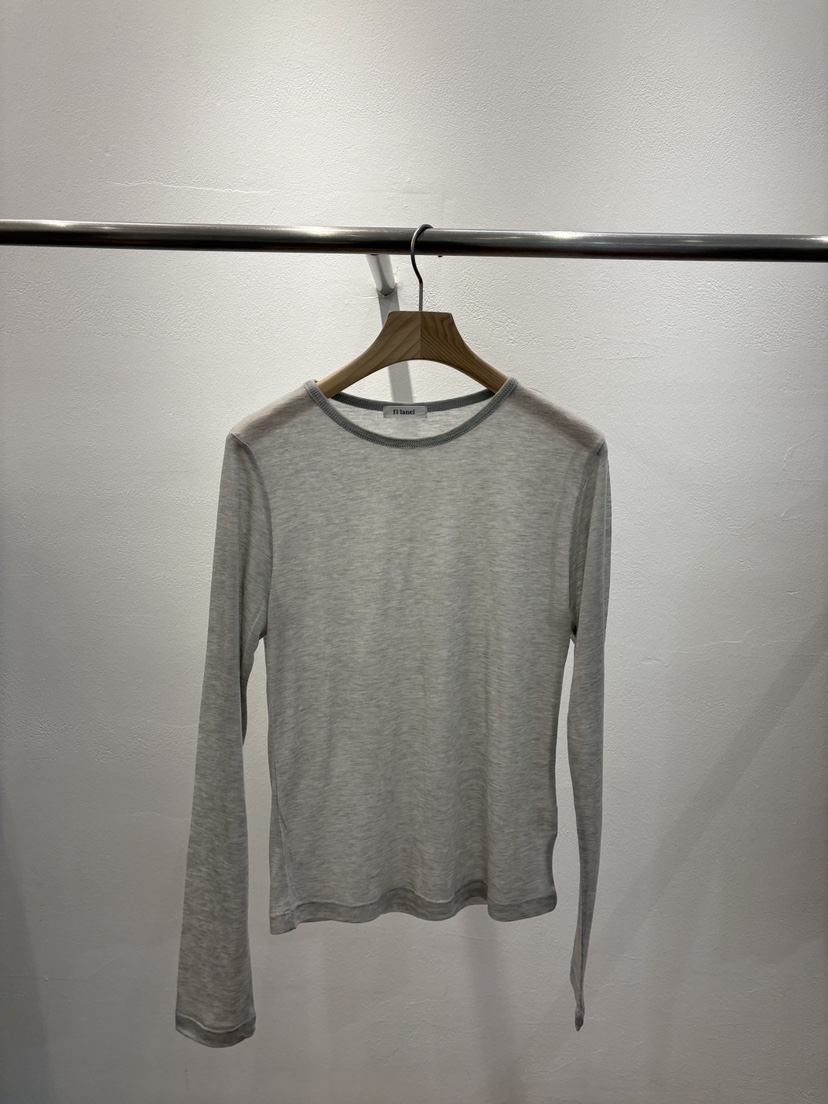 FL LANEL韓國代購女裝新款26春夏人氣推薦職業時尚長袖T恤FL LANEL長袖T恤圖色2