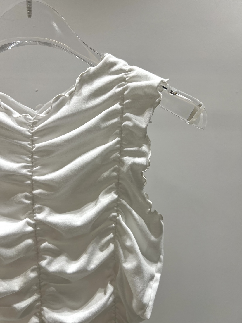 CESTLAVIE韓國東大門直郵女裝新品推薦26春夏吊帶背心褶皺CESTLAVIE吊帶/背心