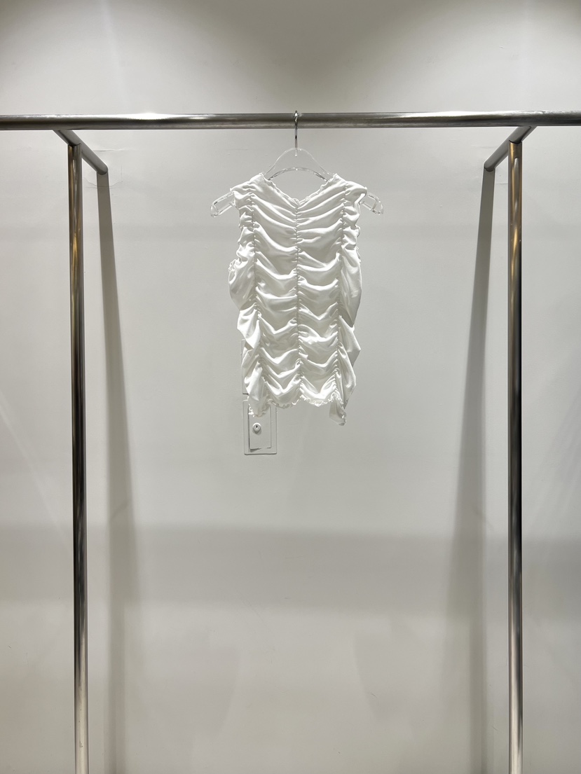 CESTLAVIE韓國東大門直郵女裝新品推薦26春夏吊帶背心褶皺CESTLAVIE吊帶/背心