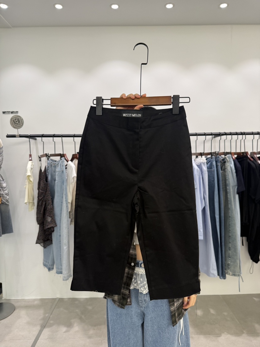 WATERMELON韓國代購女士新品職業熱賣26春夏時尚人氣休閑褲WATER MELON休閑褲圖色1