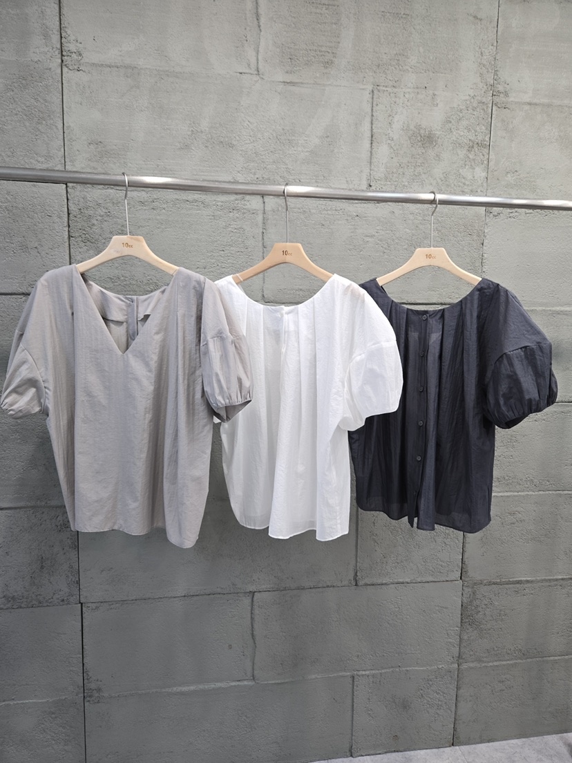 10CC韓國直郵實拍女士新款職業休閑推薦熱賣時尚襯衫蕾絲衫10CC襯衫/蕾絲衫