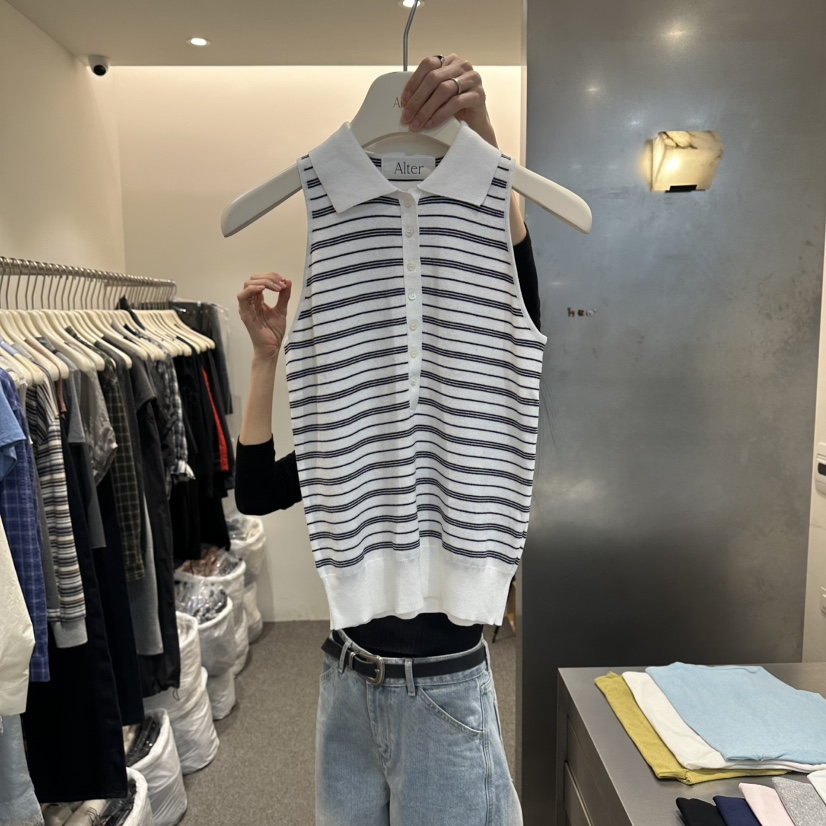 ALTER韓國東大門代購女裝新品推薦26春夏職業人氣吊帶背心Alter吊帶/背心圖色1