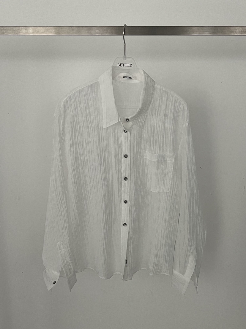 BETTER韓國直郵實拍女士新品職業休閑26春夏時尚襯衫蕾絲衫BETTER襯衫/蕾絲衫圖色1