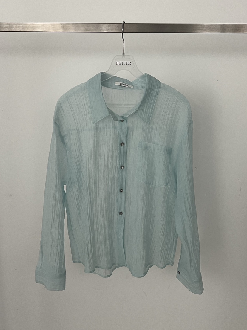 BETTER韓國直郵實拍女士新品職業休閑26春夏時尚襯衫蕾絲衫BETTER襯衫/蕾絲衫圖色2