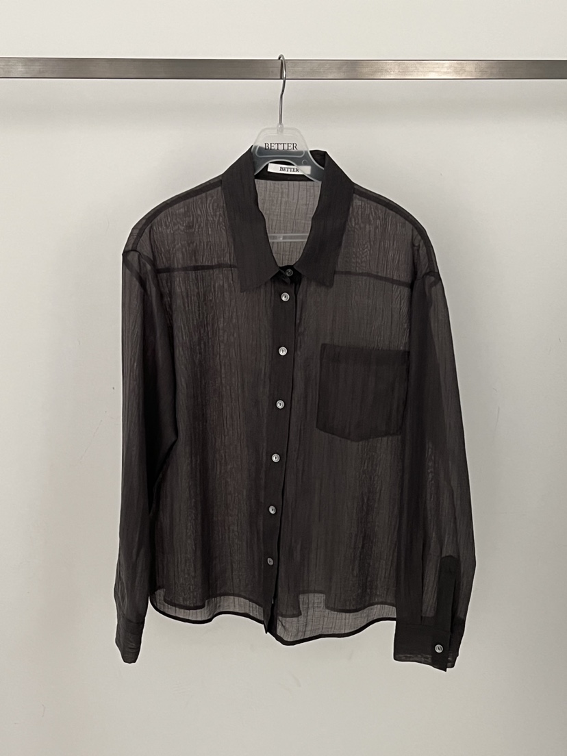 BETTER韓國直郵實拍女士新品職業休閑26春夏時尚襯衫蕾絲衫BETTER襯衫/蕾絲衫圖色3