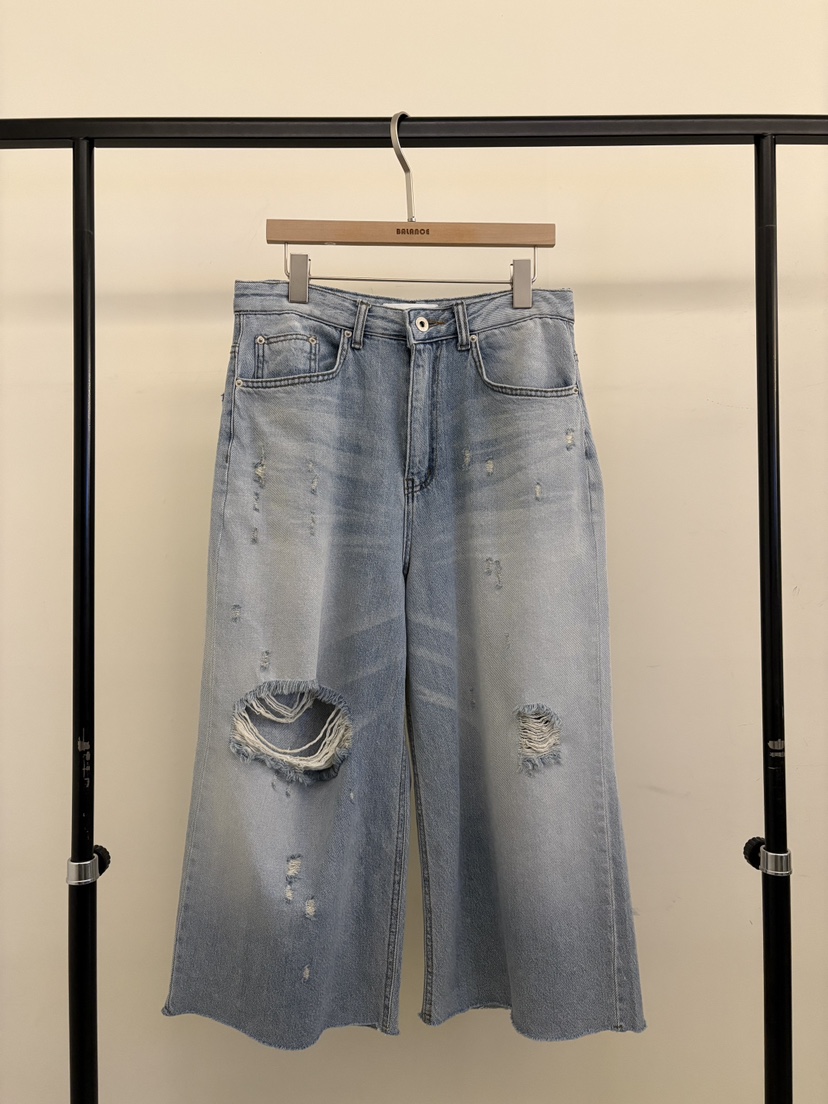 BALANCE韓國東大門代購女士新品熱賣人氣時尚休閑職業牛仔褲BALANCE牛仔褲圖色1