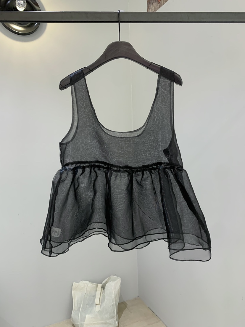 SOFTNESS韓國東大門代購女士新款休閑人氣26春夏吊帶背心透明Softness/Cosmic吊帶/背心圖色2