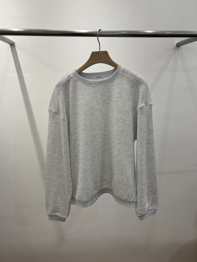 FL LANEL韓國東大門代購女裝新款職業衛衣華夫格格紋透明FL LANEL衛衣圖色2