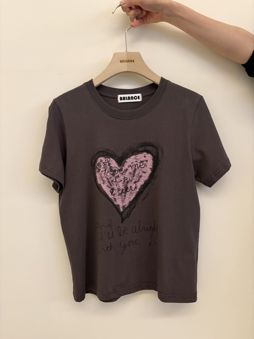 BALANCE韓國東大門直郵女士新品時尚休閑人氣26春夏推薦T恤BALANCET恤圖色3