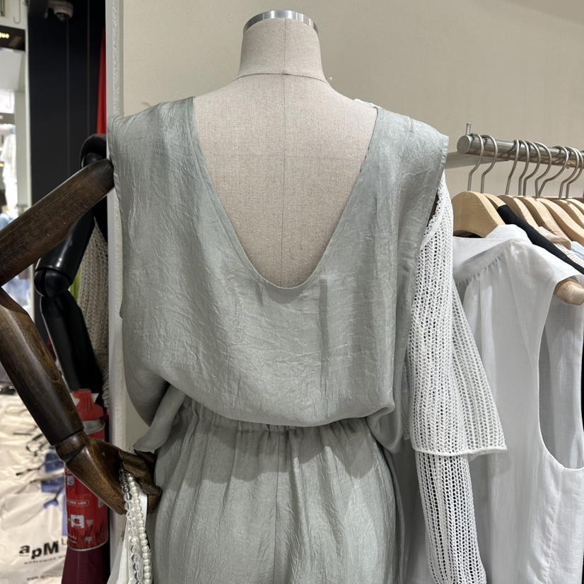 VINTAGE VIBE韓國代購女士新品26春夏人氣吊帶背心人造絲VINTAGE VIBE吊帶/背心