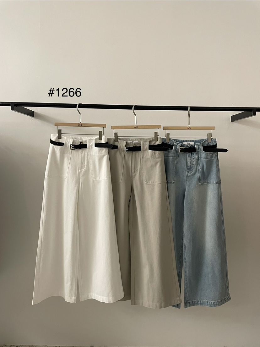 2DA/DARIMI-P韓國東大門直郵女裝新款熱賣休閑褲含腰帶2DA/DARIMI-P休閑褲