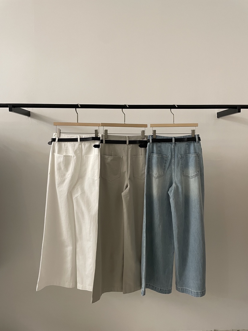 2DA/DARIMI-P韓國東大門直郵女裝新款熱賣休閑褲含腰帶2DA/DARIMI-P休閑褲