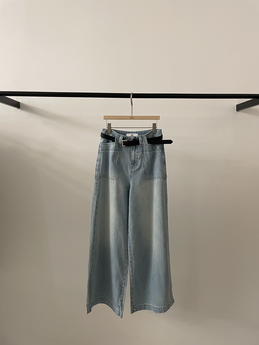 2DA/DARIMI-P韓國東大門直郵女裝新款熱賣休閑褲含腰帶2DA/DARIMI-P休閑褲圖色3