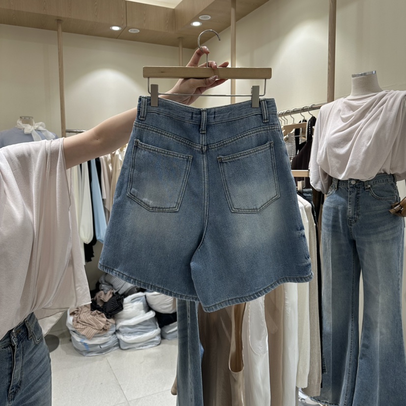 VINTAGE VIBE韓國東大門代購女士新品休閑時尚職業短褲亞麻VINTAGE VIBE短褲