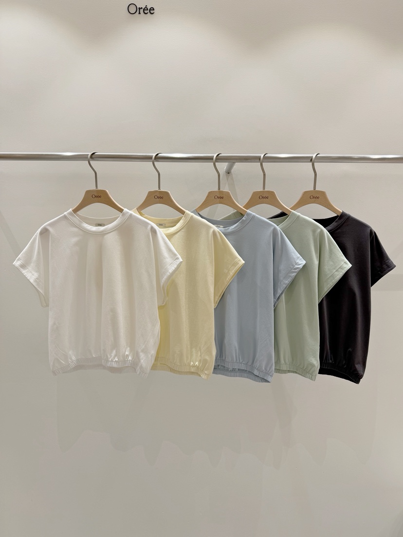 OREE韓國直郵女士新品休閑職業推薦時尚熱賣人氣26春夏T恤OREET恤