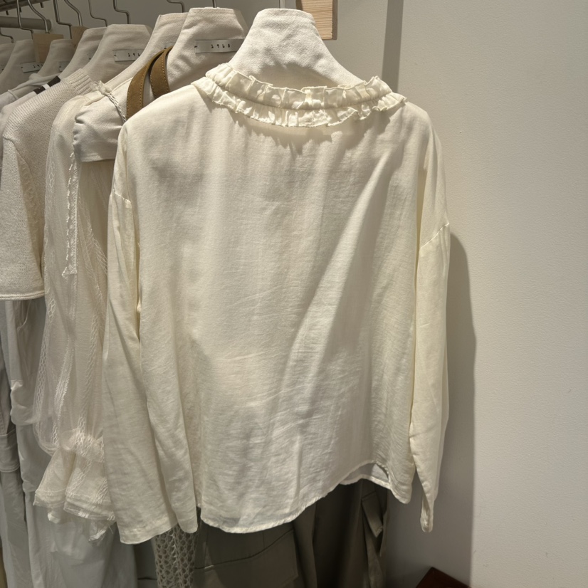 1968韓國直郵實拍女士新品人氣職業時尚推薦休閑襯衫蕾絲衫1968/YEOUYA襯衫/蕾絲衫