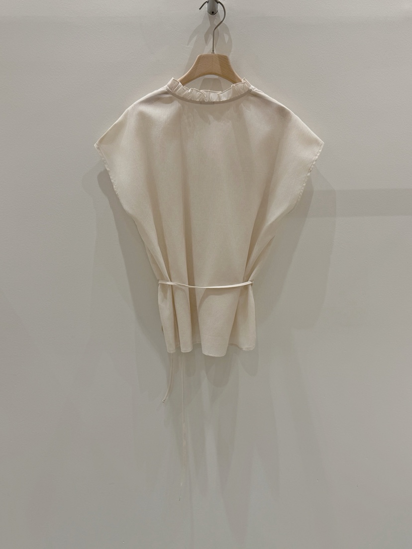 OREE韓國東大門代購女裝新款職業人氣熱賣襯衫蕾絲衫含腰繩OREE襯衫/蕾絲衫