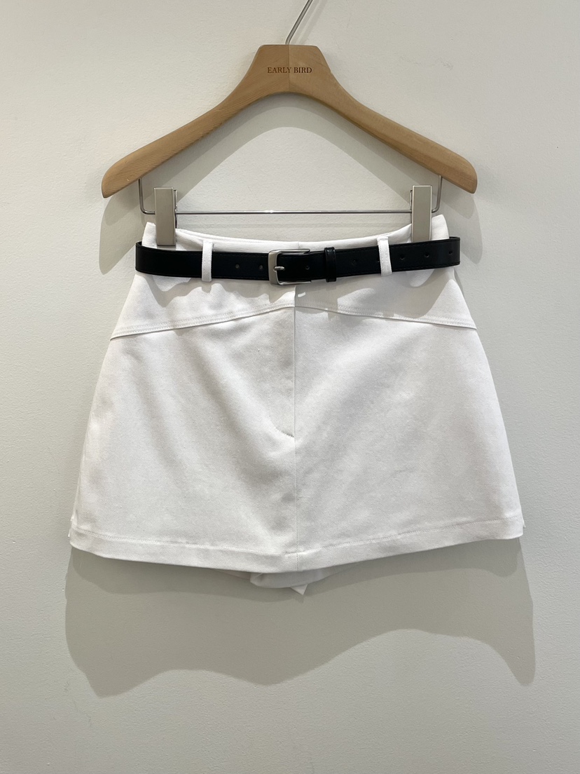 OBSESS韓國直郵實拍女裝新款26春夏熱賣人氣職業裙褲含腰帶OBSESS/EARLY BIRD裙褲圖色1