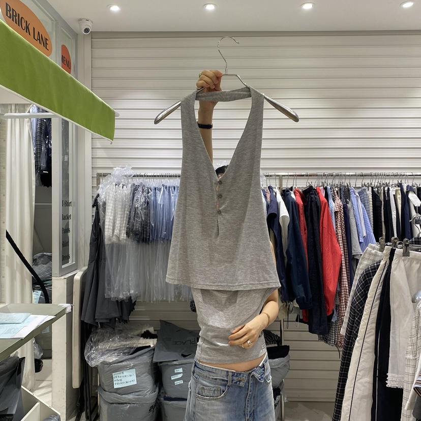 BRICKLANE韓國東大門代購女士新品26春夏職業人氣吊帶背心BRICKLANE吊帶/背心圖色1