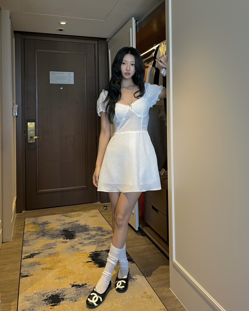 LOVE PULL韓國直郵女裝新款推薦休閑職業人氣時尚連衣裙LOVE PULL連衣裙