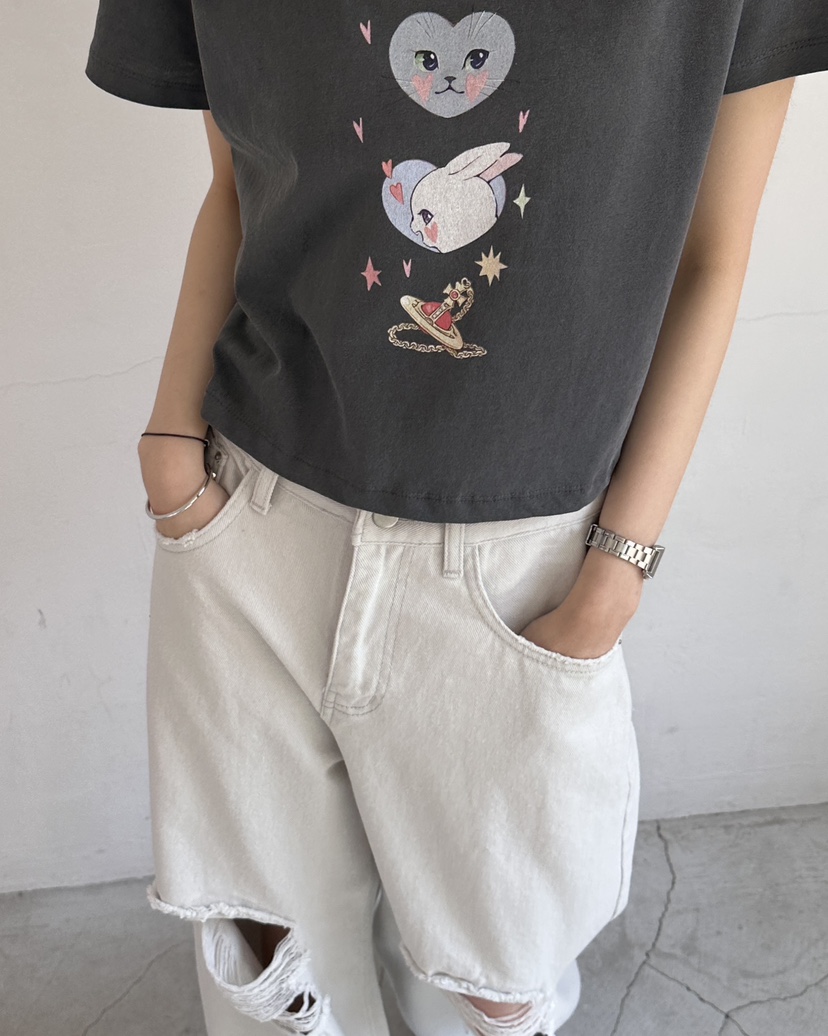 HOWDY/FACT THE NERD韓國直郵實拍女裝新品休閑推薦T恤HOWDY/FACT THE NERDT恤