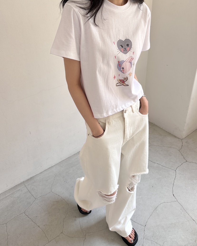 HOWDY/FACT THE NERD韓國直郵實拍女裝新品休閑推薦T恤HOWDY/FACT THE NERDT恤