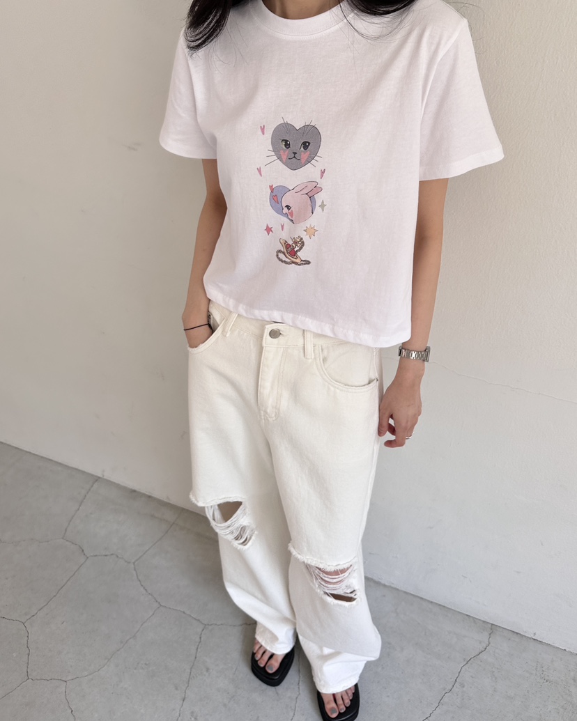 HOWDY/FACT THE NERD韓國直郵實拍女裝新品休閑推薦T恤HOWDY/FACT THE NERDT恤