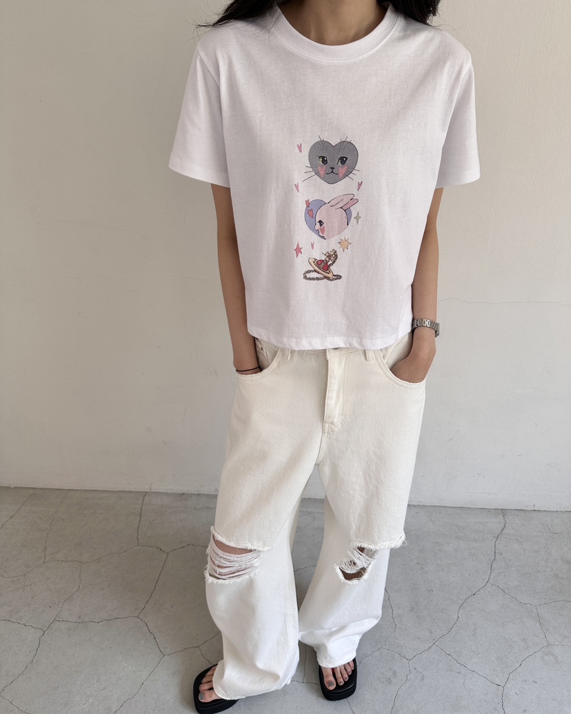 HOWDY/FACT THE NERD韓國直郵實拍女裝新品休閑推薦T恤HOWDY/FACT THE NERDT恤