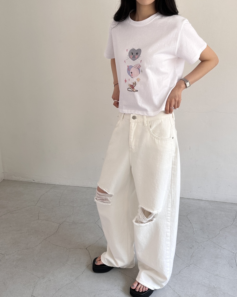 HOWDY/FACT THE NERD韓國直郵實拍女裝新品休閑推薦T恤HOWDY/FACT THE NERDT恤