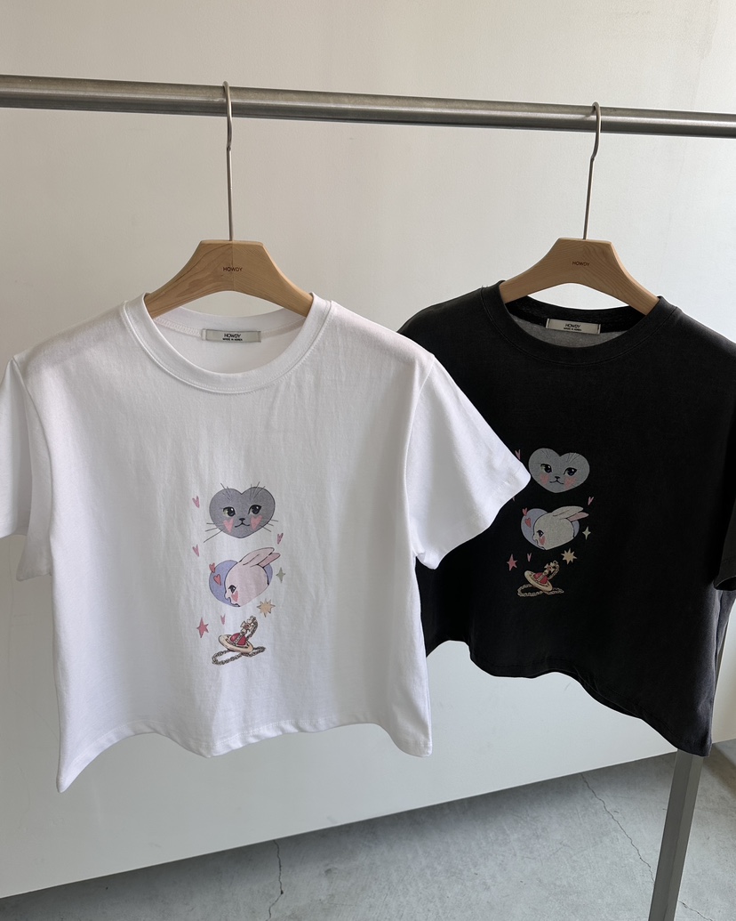 HOWDY/FACT THE NERD韓國直郵實拍女裝新品休閑推薦T恤HOWDY/FACT THE NERDT恤