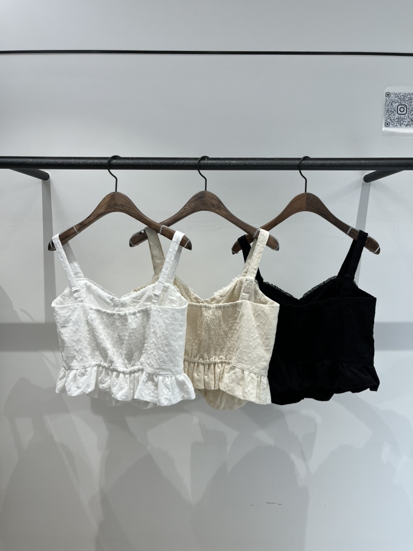 LOVE PULL韓國代購女裝新品推薦時尚26春夏職業吊帶背心LOVE PULL吊帶/背心