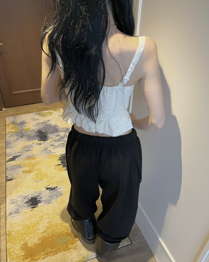 LOVE PULL韓國代購女裝新品推薦時尚26春夏職業吊帶背心LOVE PULL吊帶/背心