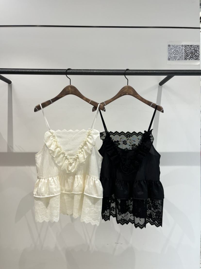 LOVE PULL韓國東大門直郵女裝新品時尚職業26春夏吊帶背心LOVE PULL吊帶/背心