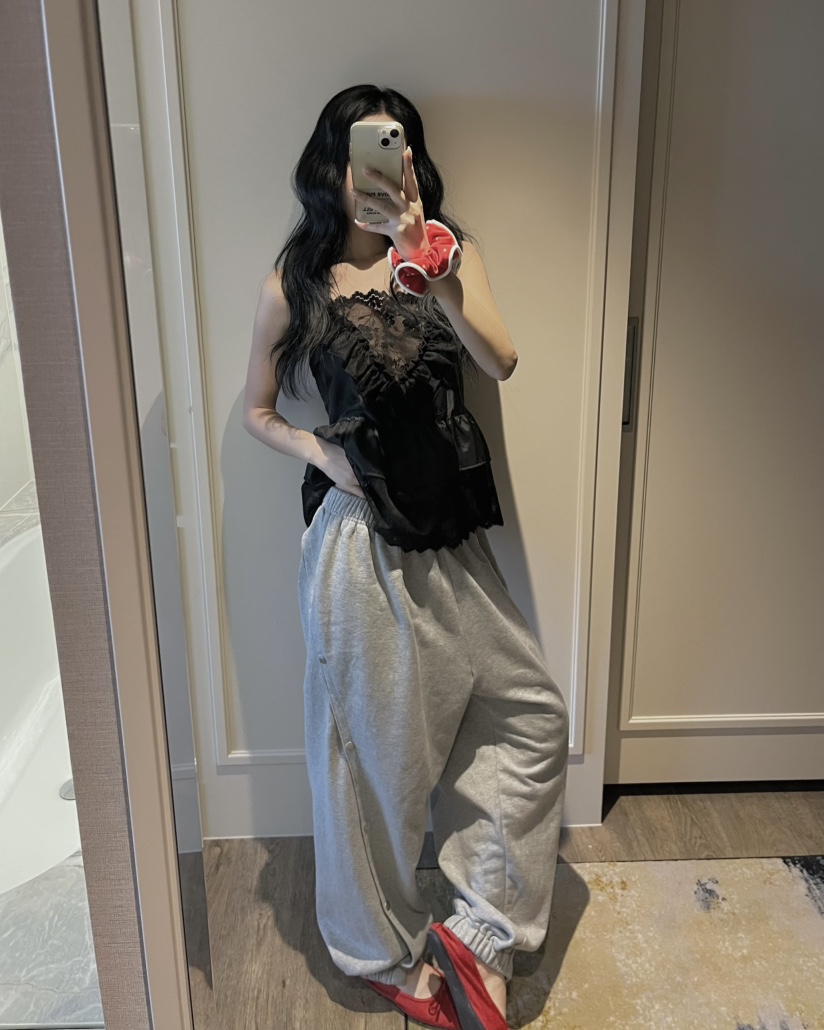 LOVE PULL韓國東大門直郵女裝新品時尚職業26春夏吊帶背心LOVE PULL吊帶/背心