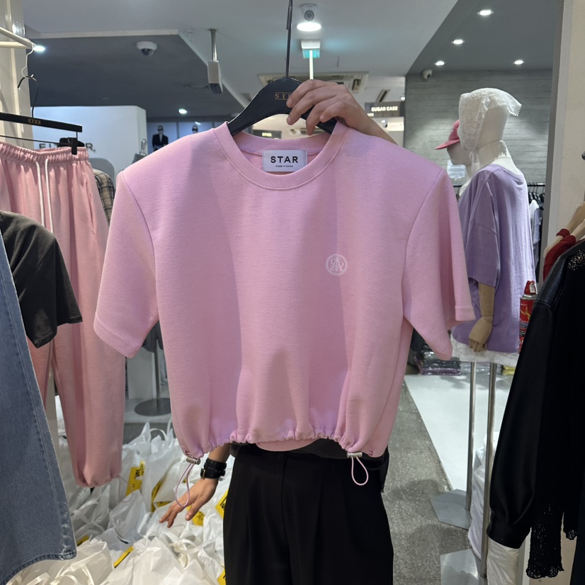 STAR-L韓國代購女士新款26春夏休閑熱賣推薦職業時尚T恤STAR-LT恤圖色2