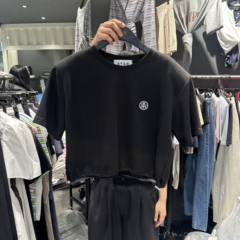 STAR-L韓國代購女士新款26春夏休閑熱賣推薦職業時尚T恤STAR-LT恤圖色3