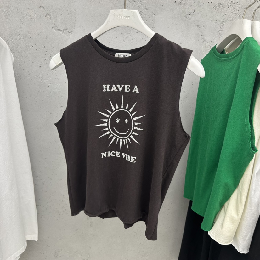 SIXTEEN韓國代購女裝新款推薦時尚休閑熱賣26春夏吊帶背心SIXTEEN吊帶/背心圖色4
