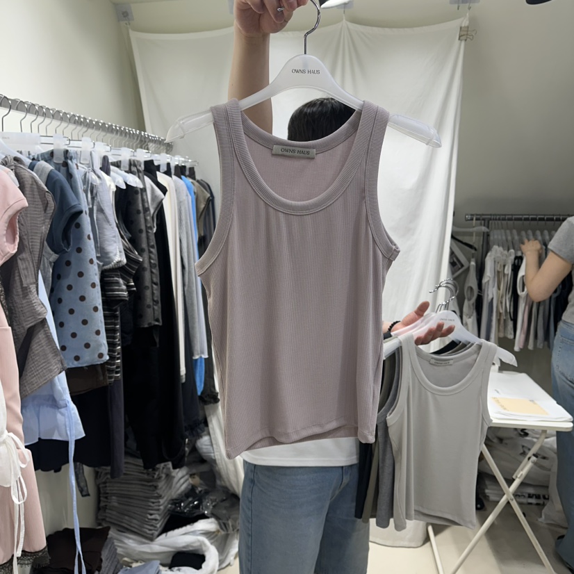 OWNS韓國東大門代購女裝新品職業時尚休閑熱賣26春夏吊帶背心OWNS HAUS吊帶/背心圖色2