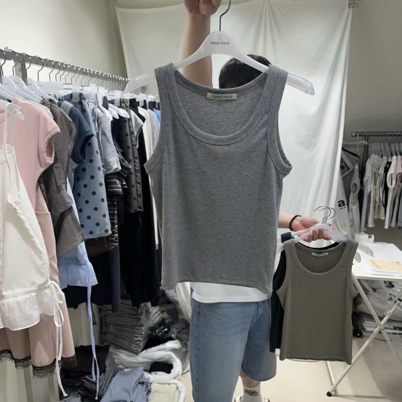 OWNS韓國東大門代購女裝新品職業時尚休閑熱賣26春夏吊帶背心OWNS HAUS吊帶/背心圖色4