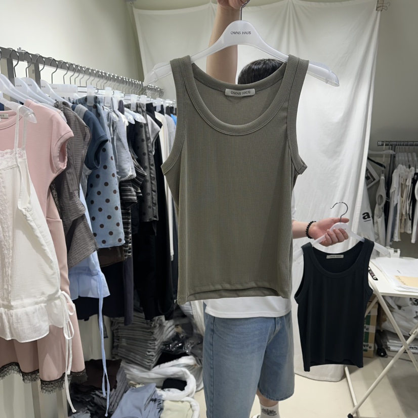 OWNS韓國東大門代購女裝新品職業時尚休閑熱賣26春夏吊帶背心OWNS HAUS吊帶/背心圖色5